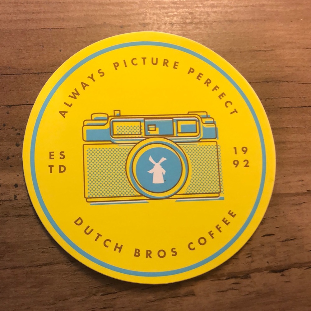 Picture Perfect Dutch Bros Sticker